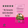 Divine 70% Dark Chocolate with Raspberries 90g