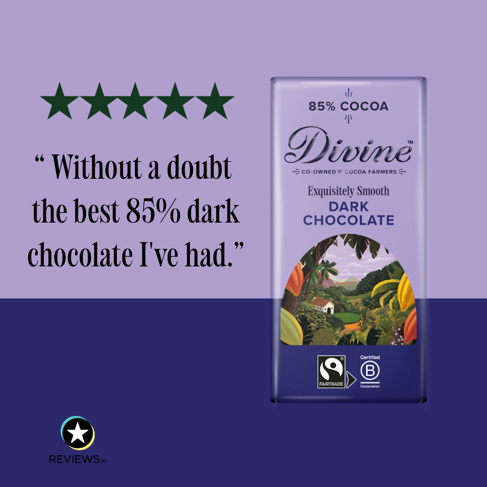 Divine 85% Dark Chocolate 90g