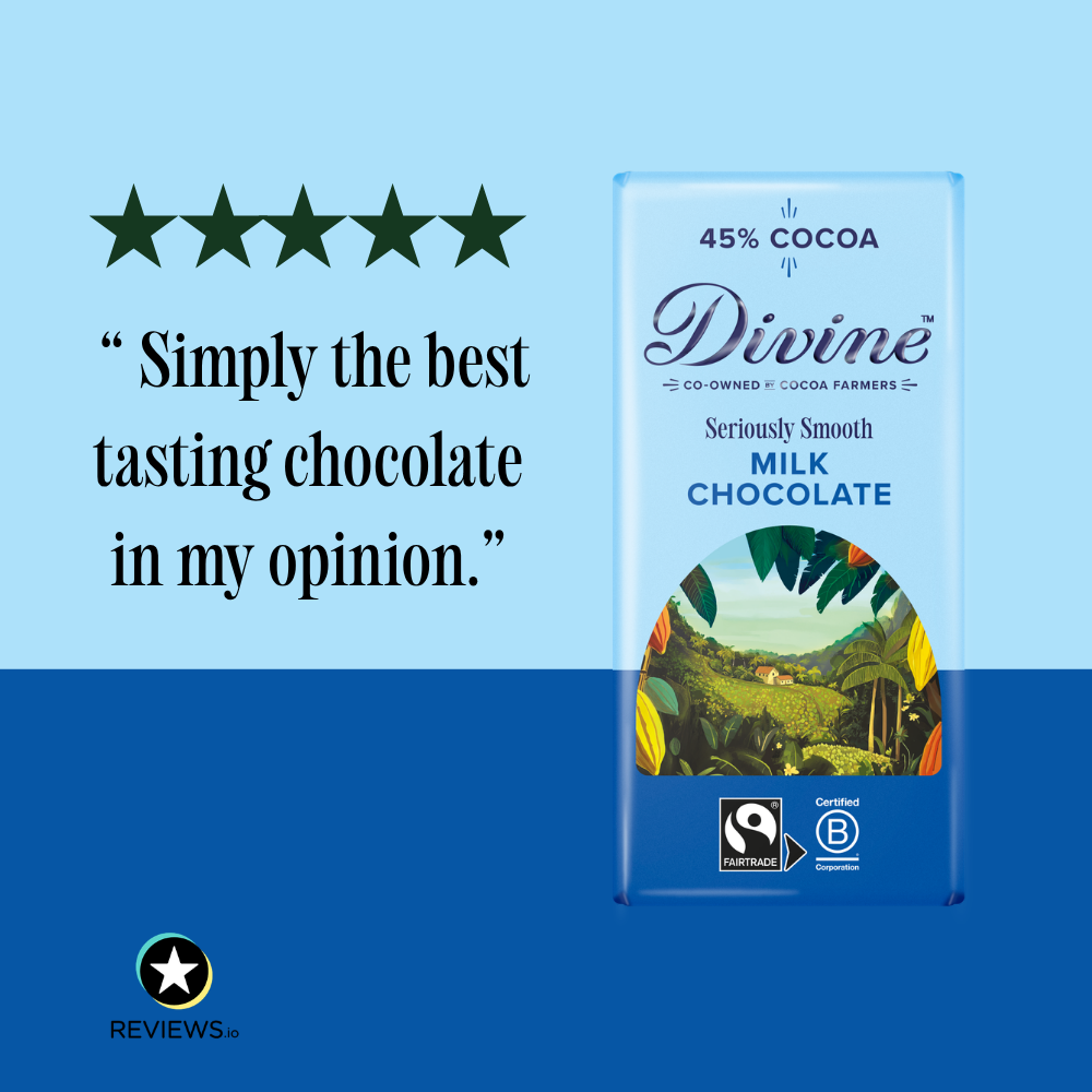 Divine 45% Milk Chocolate 90g