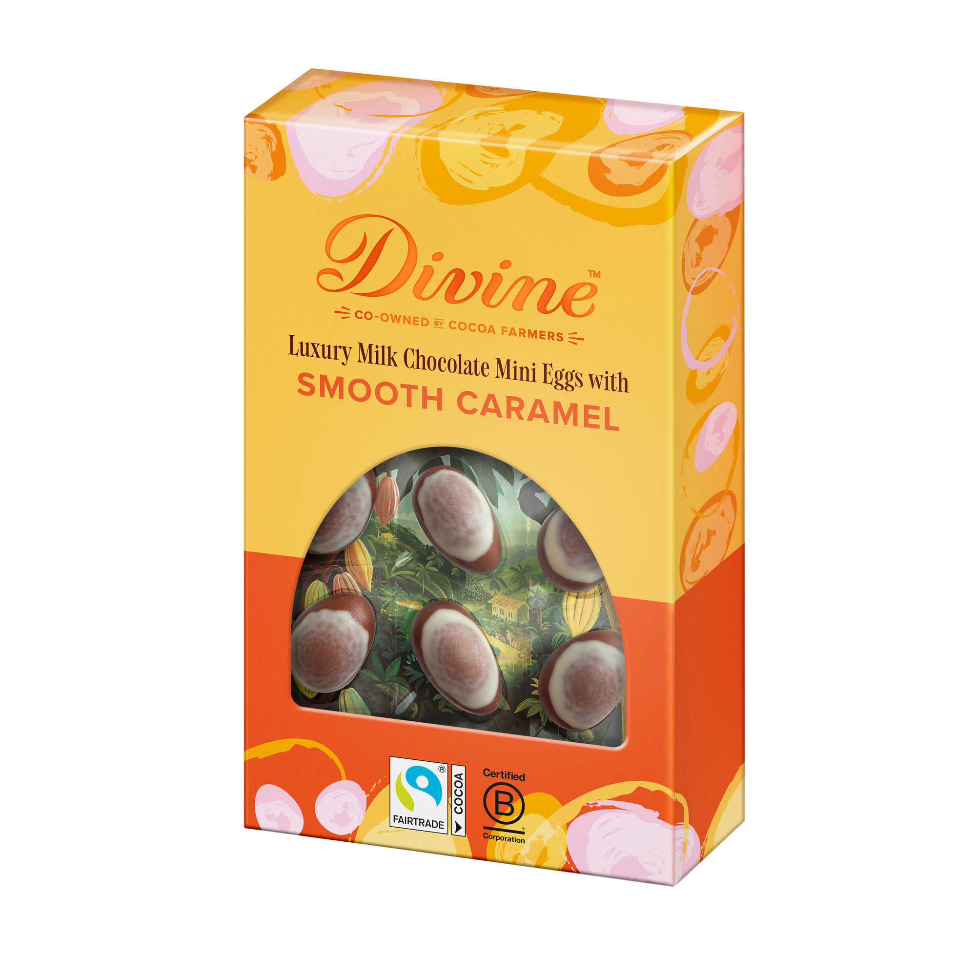 Luxury Milk Chocolate Mini Eggs with Smooth Caramel 190g