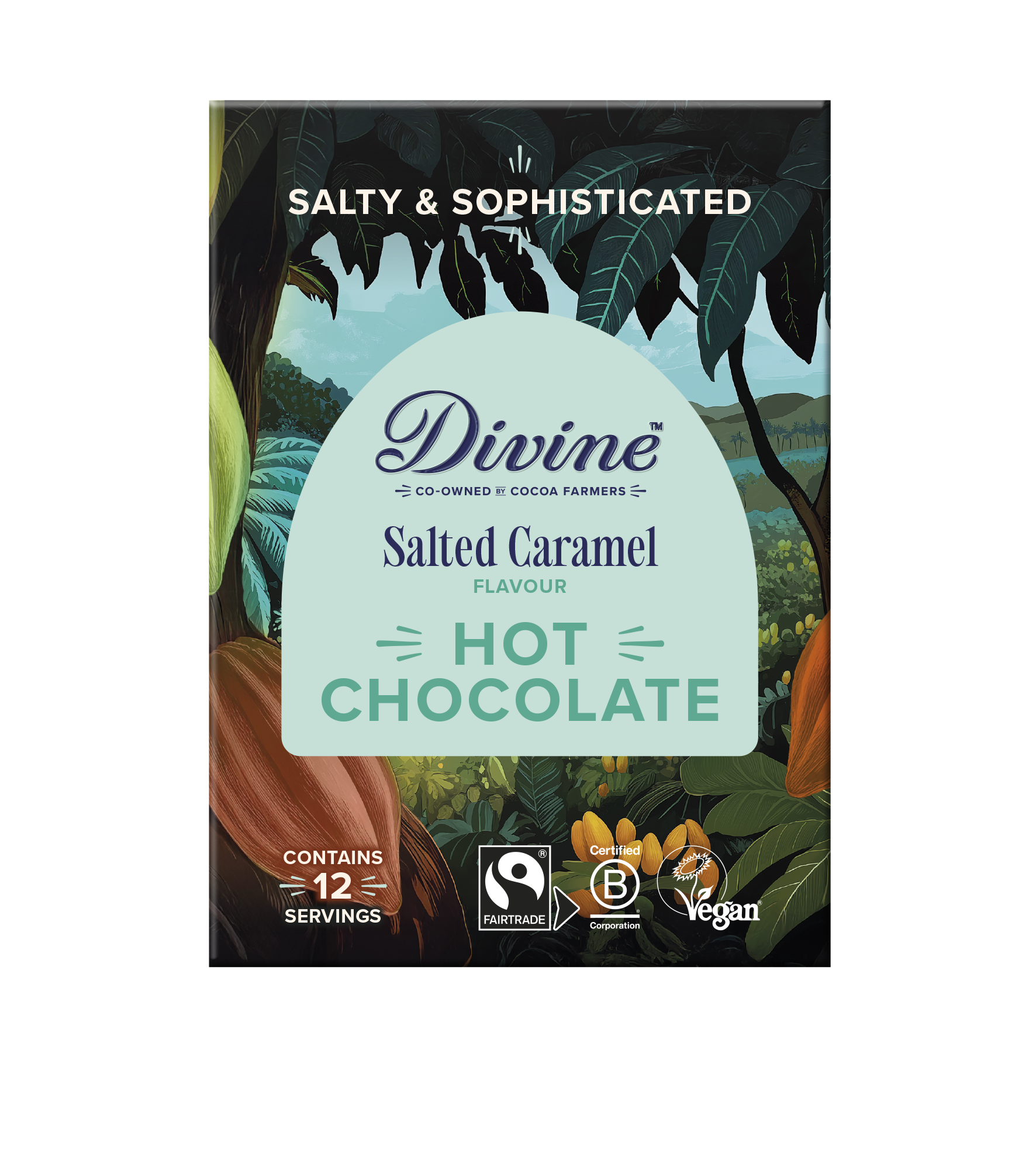 Salted Caramel Hot Chocolate - Luxury Drinking Chocolate