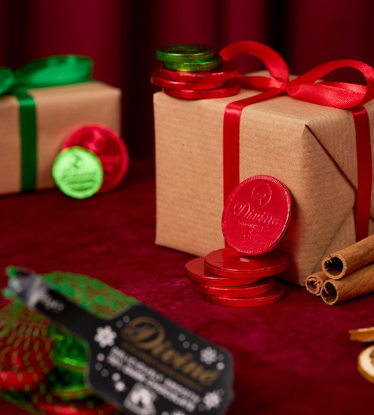 Divine 70% Dark Chocolate Coins