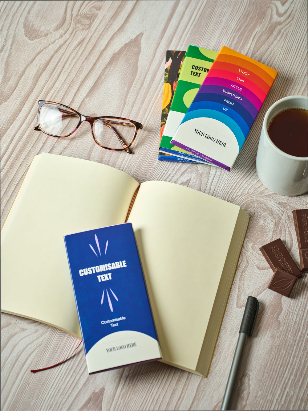 Customisable Dark 70% Chocolate 90g Bar