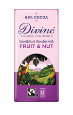 Divine 68% Dark Chocolate with Fruit & Nut 90g