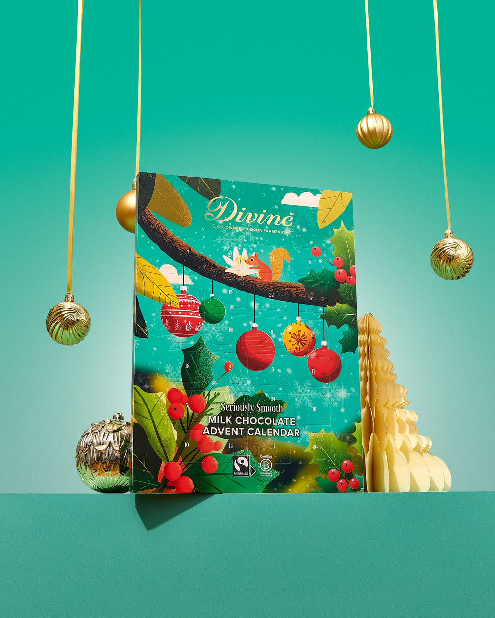 Divine Milk Chocolate Advent Calendar 85g x 12