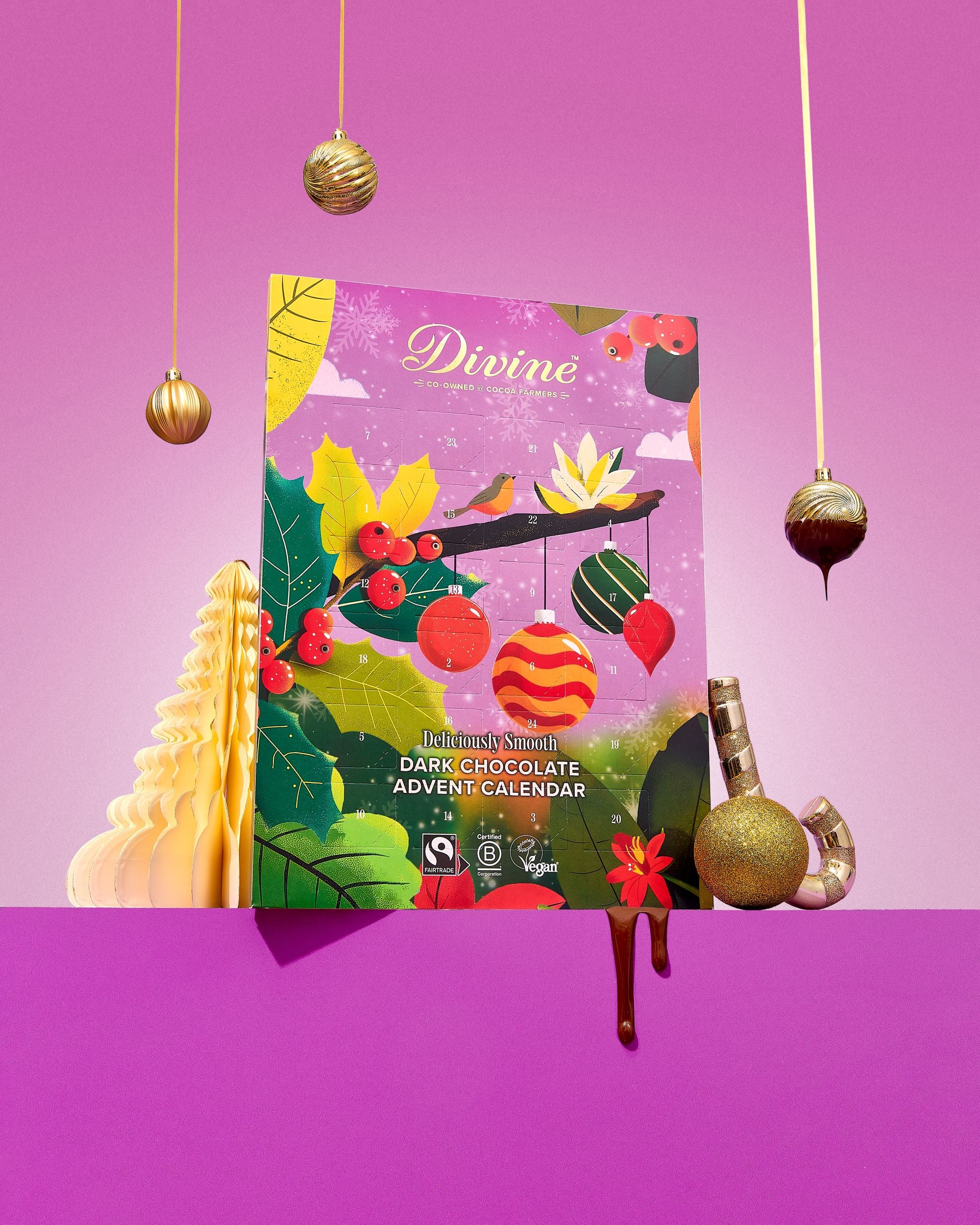Divine Dark 70% Chocolate Advent Calendar