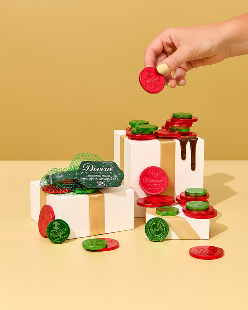 Divine 70% Dark Chocolate Coins
