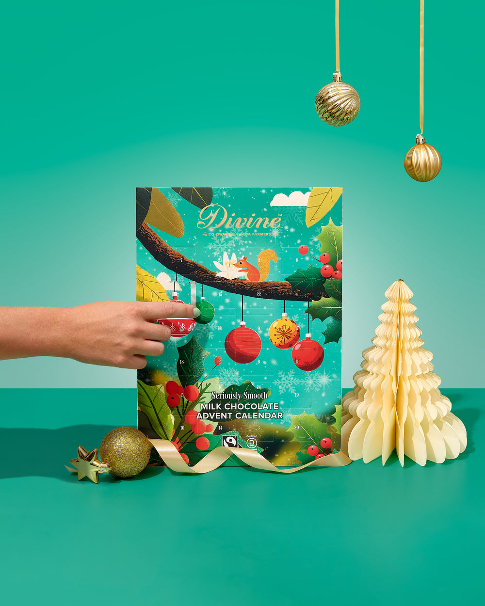 Divine Milk Chocolate Advent Calendar 85g x 12