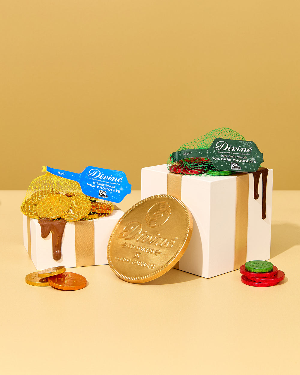 Divine Milk Chocolate Giant Coin 58g