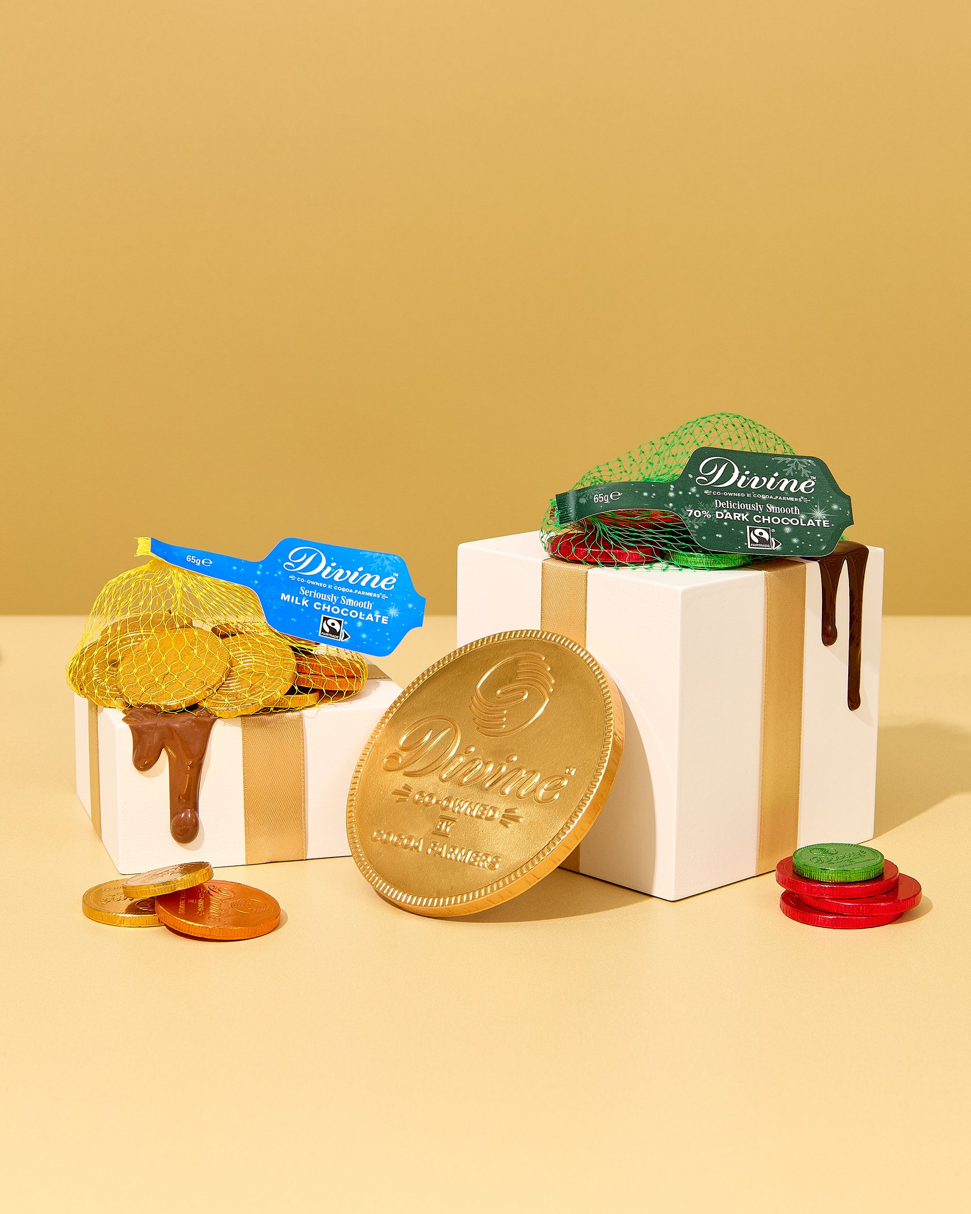 Divine Milk Chocolate Giant Coin 58g