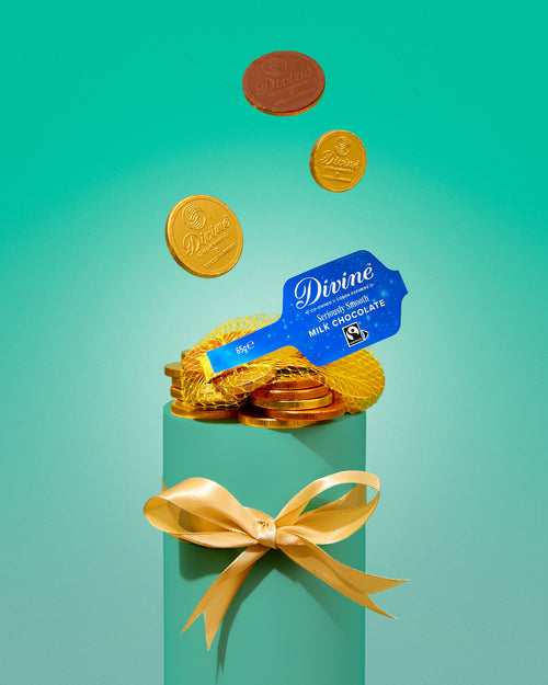 Divine Milk Chocolate Coins