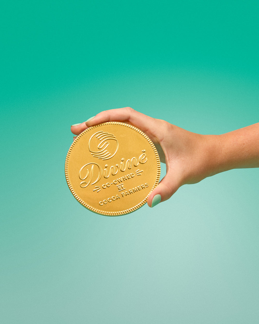 Divine Milk Chocolate Giant Coin 58g