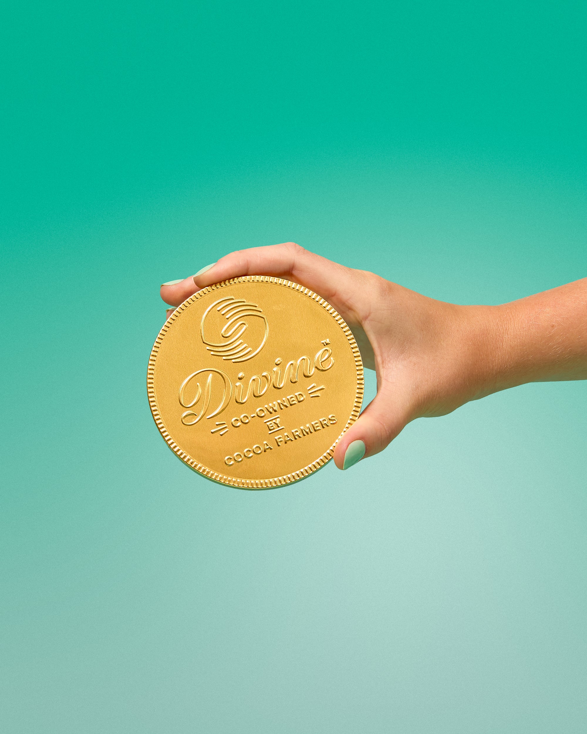 Divine Milk Chocolate Giant Coin 58g