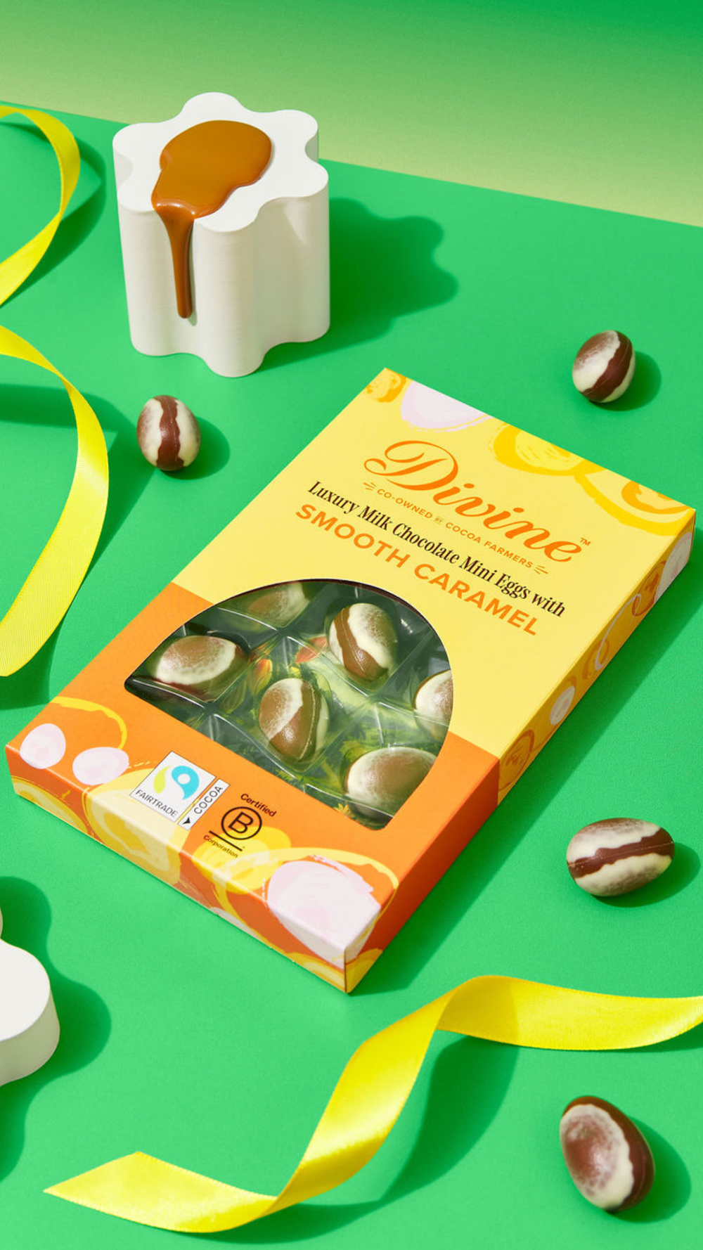 Luxury Milk Chocolate Mini Eggs with Smooth Caramel 190g